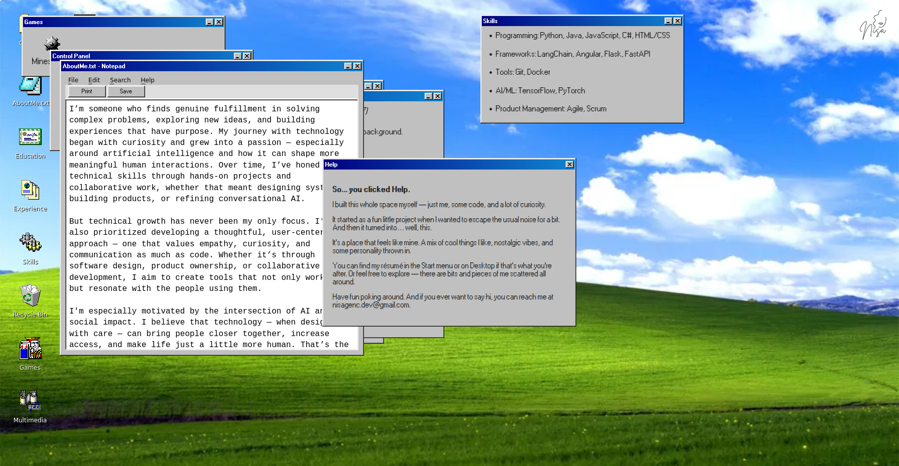 Windows Desktop UI Experiment